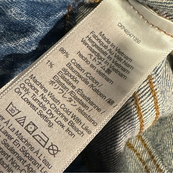 Madewell The Perfect Vintage Wide-Leg Jean Curvy Size 30 Petite - Picture 5 of 6